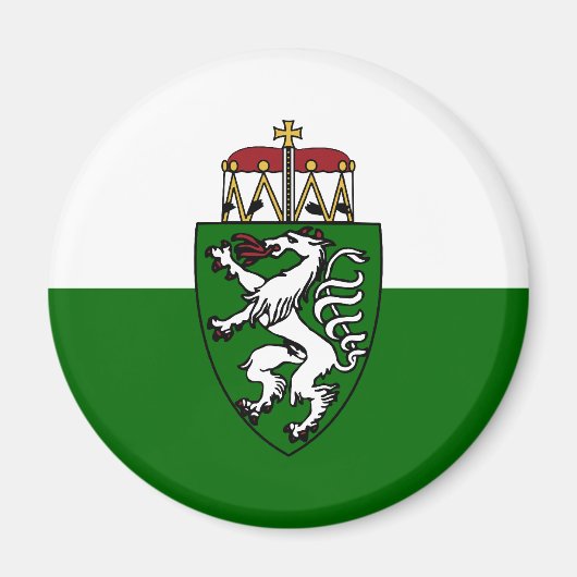 Steiermark (Staat), österreichische Flagge Magnet (Vorne)