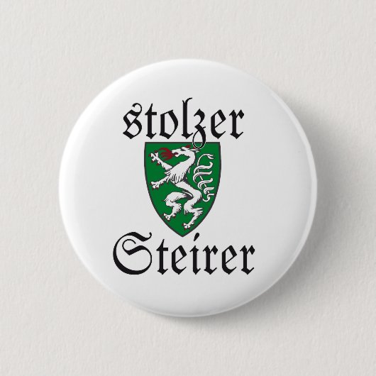 Steiermark Stolzer Steirer Wappen Button (Vorderseite)