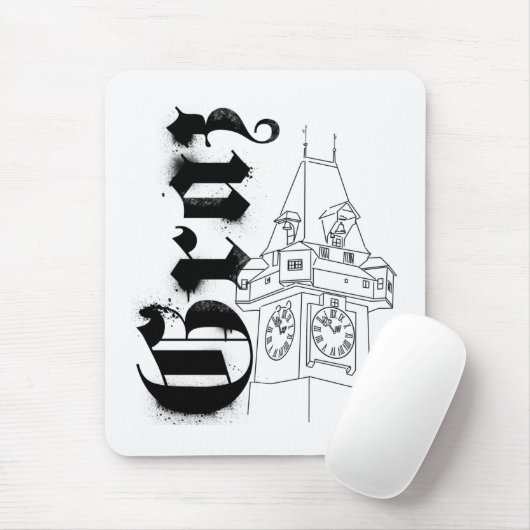 Steiermark Vintag Graz Mousepad (Mit Mouse)