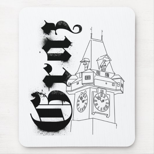 Steiermark Vintag Graz Mousepad (Vorne)