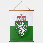 Steiermark Wandteppich Mit Holzrahmen (Vorderseite)