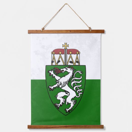 Steiermark Wandteppich Mit Holzrahmen (Vorderseite)