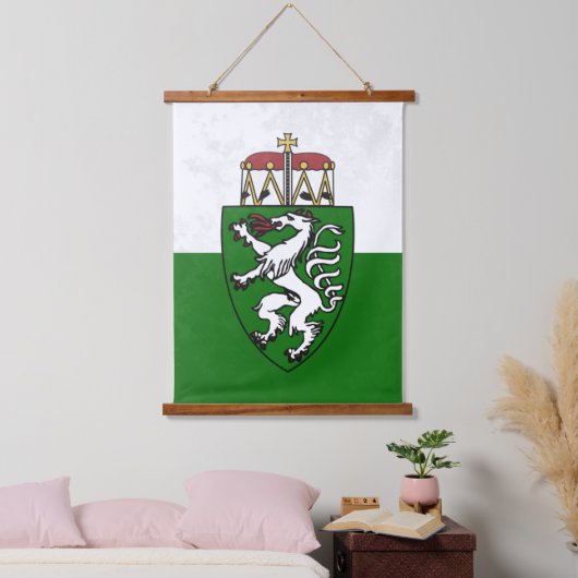 Steiermark Wandteppich Mit Holzrahmen (Schlafzimmer)