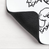 Steiermark Wappen Panther Lineart Österreich Mousepad (Ecke)