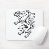Steiermark Wappen Panther Lineart Österreich Mousepad (Mit Mouse)