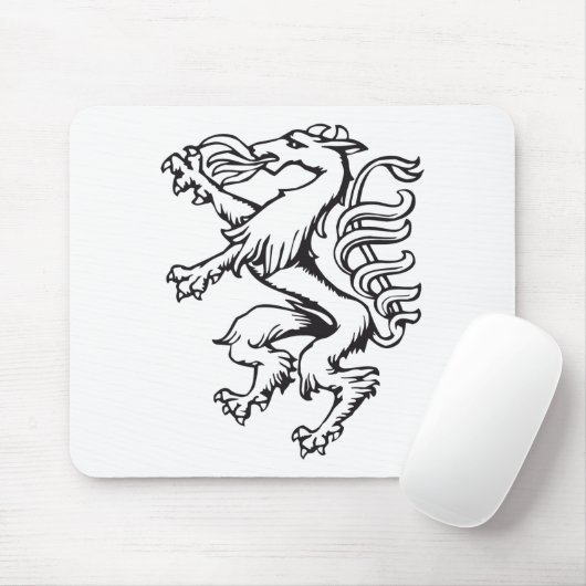 Steiermark Wappen Panther Lineart Österreich Mousepad (Mit Mouse)