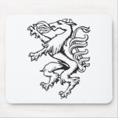 Steiermark Wappen Panther Lineart Österreich Mousepad (Vorne)