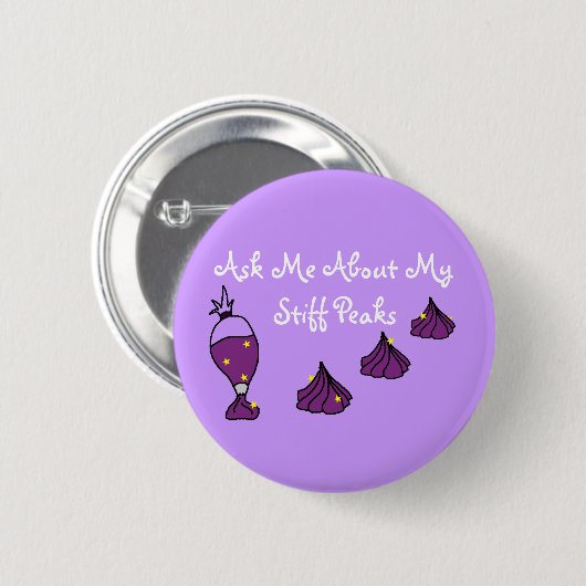 Steife Spitzen auf festem Knopf Button (Vorne & Hinten)