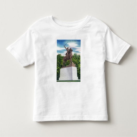 Steife Statue-Ansicht GENs John Kleinkind T-shirt (Vorderseite)