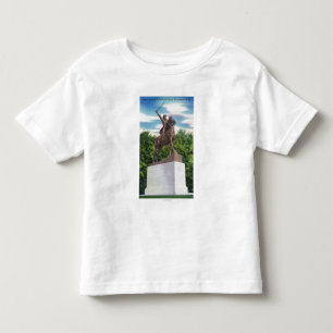 Steife Statue-Ansicht GENs John Kleinkind T-shirt