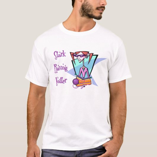 Steifer Raving Stricker-T - Shirt (Vorderseite)