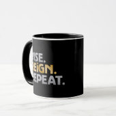 "Steig auf. Reign. Wiederholen." Tasse (Vorderseite Links)