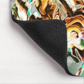 Steige mit Gradienten oder Rauch, orange bis farbi Mousepad (Ecke)