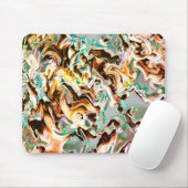 Steige mit Gradienten oder Rauch, orange bis farbi Mousepad (Mit Mouse)