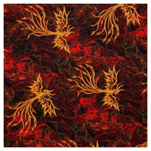 Steigen des Phoenix-Gewebes Stoff (Muster)
