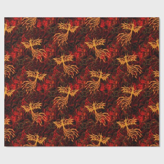 Steigen des Phoenix-Packpapiers Geschenkpapier (Flach)