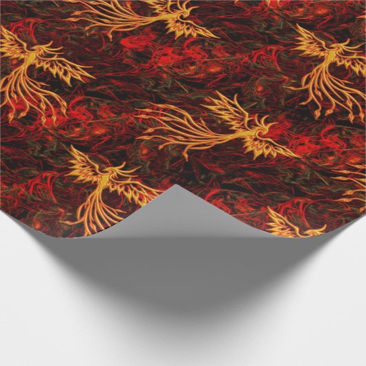 Steigen des Phoenix-Packpapiers Geschenkpapier (Ecke)