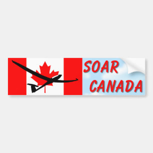 Steigen Kanada an Autoaufkleber