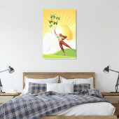 steigen | Mädchen mit Schmetterlingen Leinwand Kun (Insitu (Schlafzimmer))