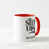 Steigen Sie auf oder steigen Sie aus (Tanz) Tasse  (VorderseiteRechts)