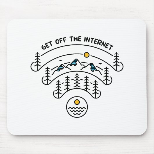 Steigen Sie aus dem Internet 3 Mousepad (Vorne)