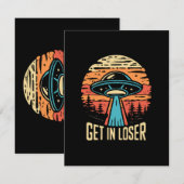 Steigen Sie ein Begleitkarte (Vorne/Hinten)