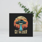 Steigen Sie ein Einladung (Stehend Vorderseite)