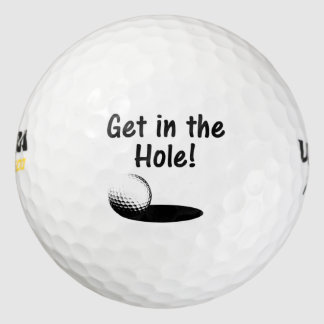 Steigen Sie ein in das Loch Golfball