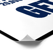 Steigen Sie ein in die Grenze Poster (Ecke)