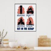 Steigen Sie ein in die Grenze Poster (Küche)