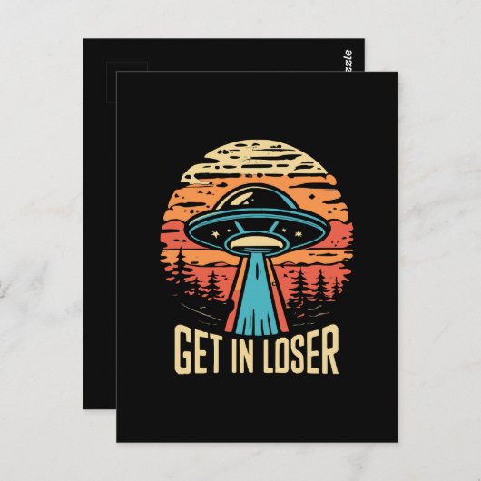 Steigen Sie ein Postkarte (Vorne/Hinten)