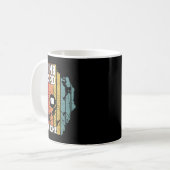 Steigen Sie hart oder gehen Sie Zuhause, Wanderfre Kaffeetasse (Vorderseite Links)