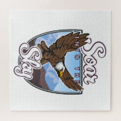 Steigen Sie in das Sky-Logo ein Puzzle (Horizontal)