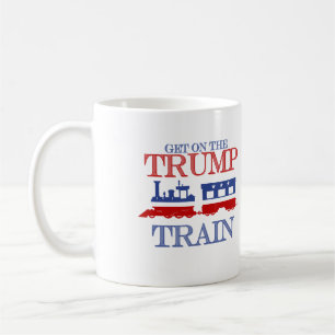 Steigen Sie in den Trumpf-Zug ein - Anti-Trumpf - Kaffeetasse
