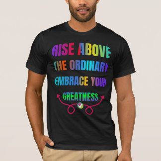 Steigen Sie über der normalen Embrase Ihrer Größe T-Shirt