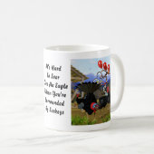 Steigen Sie wie Eagle an Kaffeetasse (VorderseiteRechts)