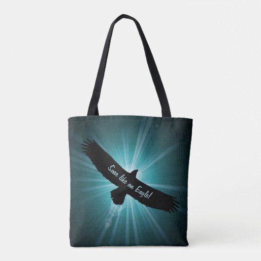 Steigen Sie wie Eagle an! Tasche (Rückseite)