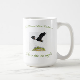 Steigen Sie wie eine Adler-Tasse an Kaffeetasse