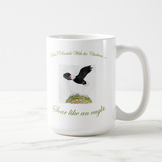Steigen Sie wie eine Adler-Tasse an Kaffeetasse (Rechts)