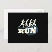 Steigen und laufen postkarte (Vorne/Hinten)