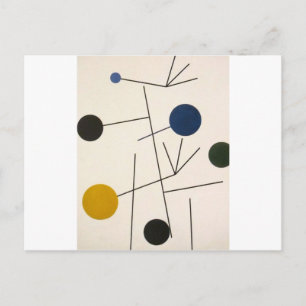 Steigend, fallend, Flug von Sophie Taeuber-Arp Postkarte