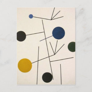 Steigend, fallend, Flug von Sophie Taeuber-Arp Postkarte