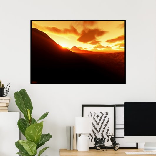 Steigend Poster (Heimbüro)