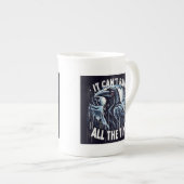 Steigend über dem Regen Porzellantasse (Vorderseite Rechts)