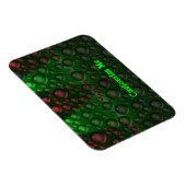 Steigende Blasen (grün und rot) Magnet (Rechte Seite)