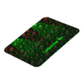 Steigende Blasen (grün und rot) Magnet (Linke Seite)