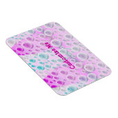 Steigende Blasen (Rosa und Blau) Magnet (Rechte Seite)