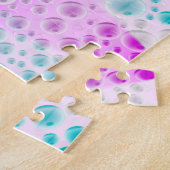 Steigende Blasen (Rosa und Blau) Puzzle (Seite)