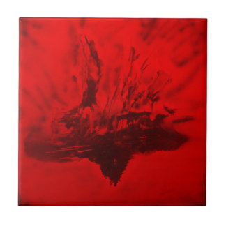 Steigende Fliese Phoenix für Dekor, Trivet,