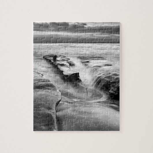 Steigende Flut am Strand Puzzle (Vertikal)